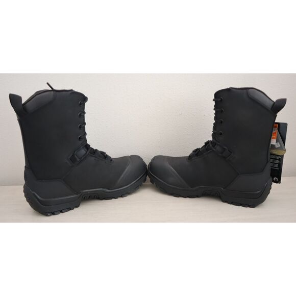 Ski-Doo 4442533090 Unisex Sz 10 Black Leather TEC+ REC Snowmobile Boots - Picture 13 of 14